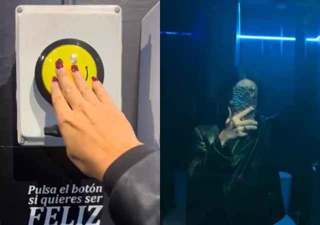 Ba�o viral de la felicidad en la ciudad de Barcelona.