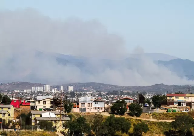 Incendios en Valpara�so.