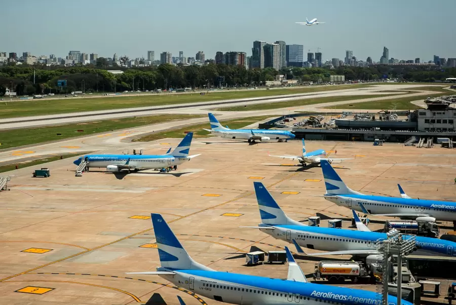 Aerolineas Argentinas.