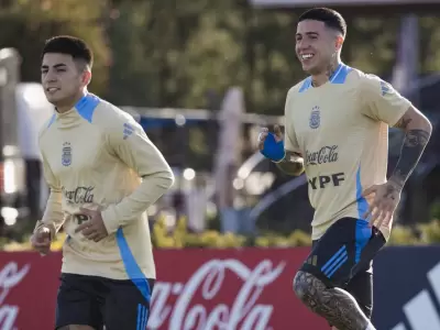 Enzo Fern�ndez y Thiago Almada.