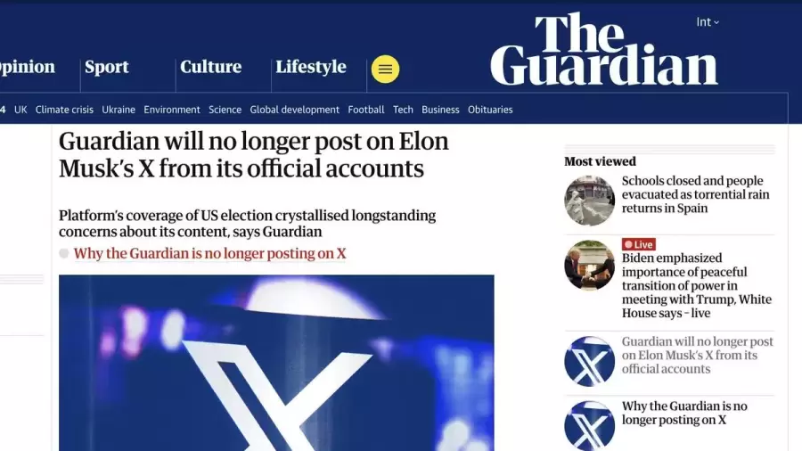 The Guardian deja X.