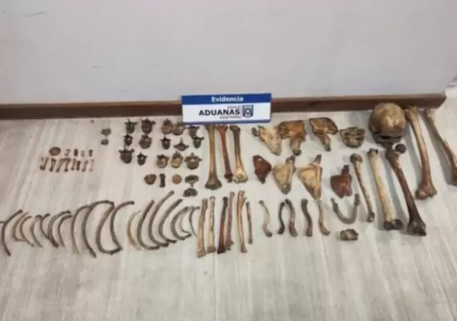 Imagen del secuestro realizado por la PDI de Chile a la viajera uruguaya que intent� ingresar a ese pa�s por el sur de Mendoza.