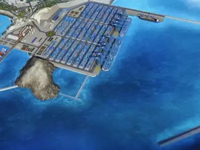 El megapuerto de Chancay, en Per�, fue construido con capitales chinos.