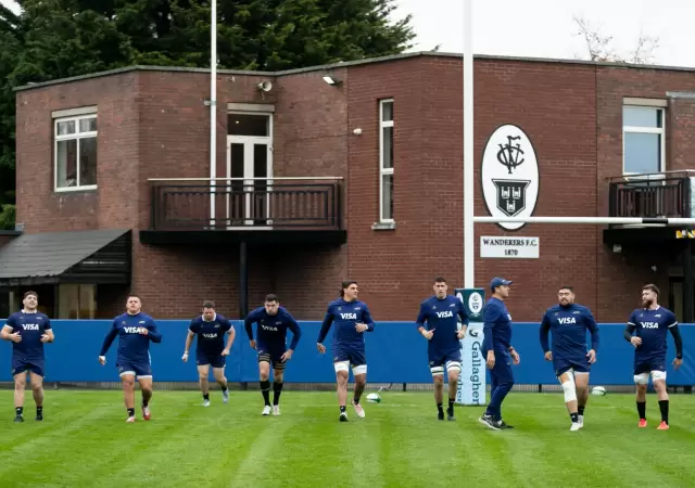 El equipo argentino se entren� en Dublin