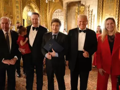Milei con Trump y Musk.
