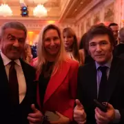 ¡Fotón! Javier Milei y Sylvester Stallone entre abrazos y risas