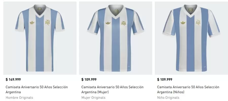 Camiseta de la Selecci�n Argentina.