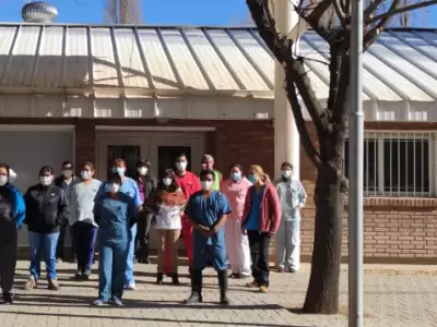 El Hospital Chrabalowski de Uspallata se localiza a unos 1.800 metros sobre el nivel del mar.