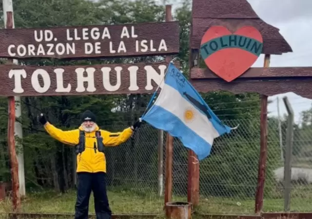 Guillermo Tibaldi uni� Mar del Plata con Puerto Almanza.