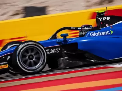 El auto oficial en el que corri� el piloto argentino en este 2024.
