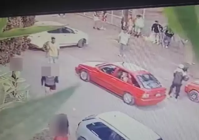 Im�genes de la c�mara de seguridad de las inmediaciones del local bailable/ Captura de pantalla de video