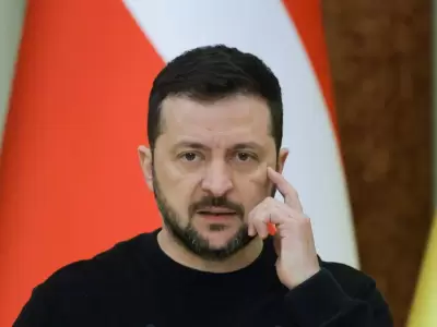 El l�der ucraniano esquiv� las aseveraciones de Trump sobre las centrales nucleares.
