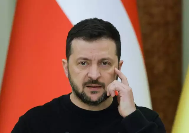 El l�der ucraniano esquiv� las aseveraciones de Trump sobre las centrales nucleares.