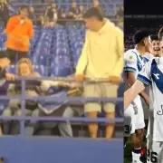 �Sin coraz�n! Una se�ora le rob� la camiseta a un nene hincha de V�lez Sarsfield