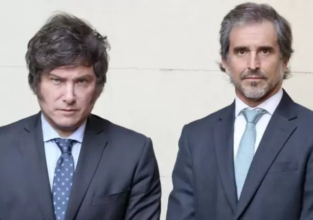 Javier Milei junto a Benegas Lynch  /