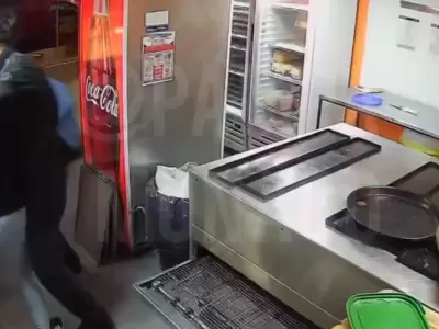 Captura de video del momento en el que se produjo el ataque.