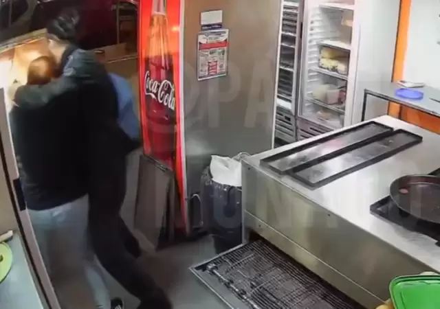 Captura de video del momento en el que se produjo el ataque.