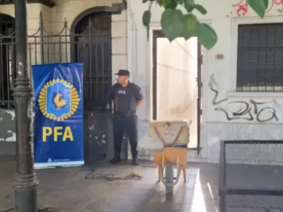 En la vivienda que hab�a sido usurpada por los narcos qued� ahora una consigna policial.