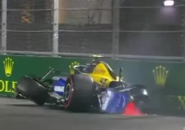 El accidente de Franco Colapinto/ Foto Captura de pantalla de video