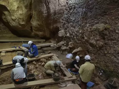 El terror�fico hallazgo se realiz� en la Sima de los Huesos de Atapuerca (Burgos, Espa�a). Fuente: archivo web.