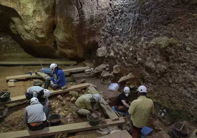 El terror�fico hallazgo se realiz� en la Sima de los Huesos de Atapuerca (Burgos, Espa�a). Fuente: archivo web.