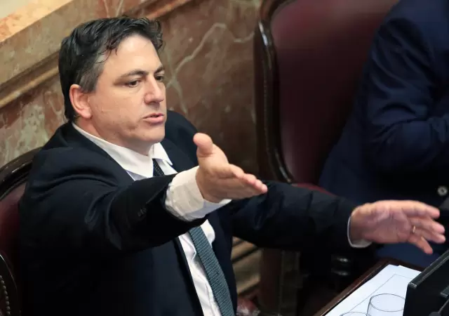 Senador del bloque unipersonal Libertad, Trabajo y Progreso Francisco Paoltroni. (Foto: Noticias Argentinas)