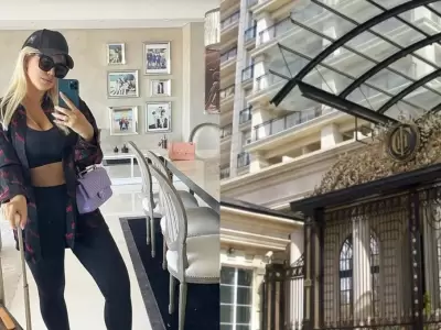 Vecinos de Wanda Nara estar�an molestos por la presencia de L-Gante en el edificio