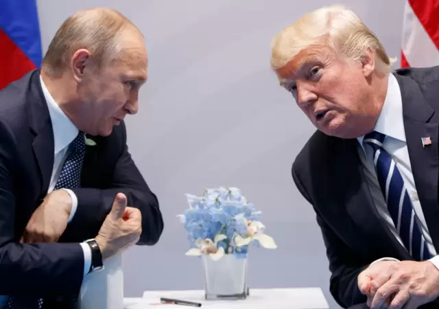 Vlad�mir Putin y Donald Trump.