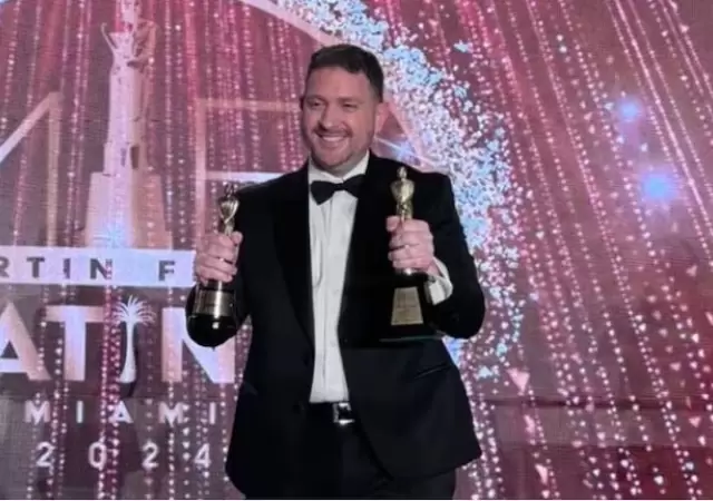 El conductor de "Pan y Circo", programa que sale por Radio Rivadavia, fue el gran ganador de la noche luego de recibir dos premios.