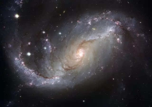 Fondo De Pantalla De Galaxia Gris Y Negro