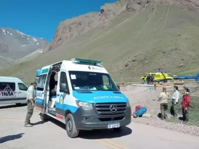 Dram�tico rescate de un andinista italiano en el Nido de C�ndores