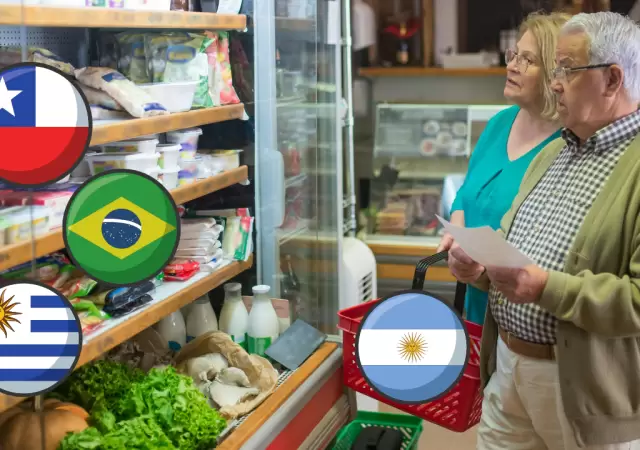Consumo, alimentos, supermercado, g�ndola, compras