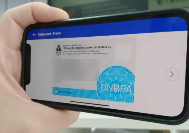 C�dula Azul en Mi Argentina.