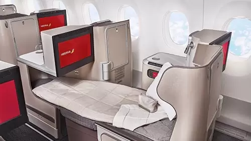 Business para vuelos de larga distancia.