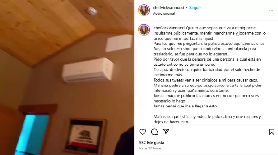 Descargo de Victoria Vanucci