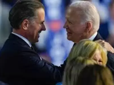 Hunter Biden y Joe Biden.
