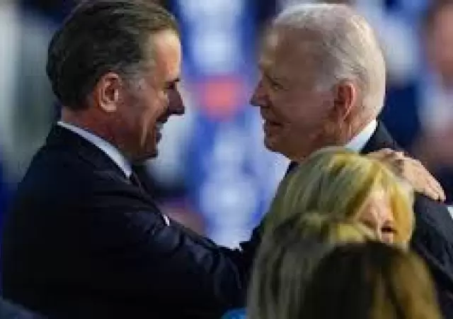 Hunter Biden y Joe Biden.