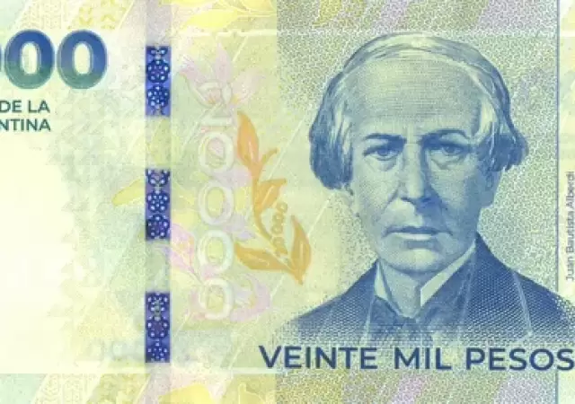 Billete de 20 mil