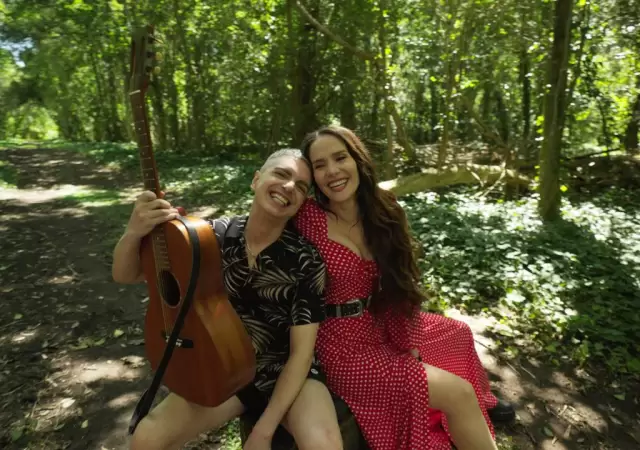 Ale Sergi y Natalia Oreiro.