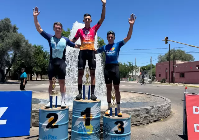 El podio de la principal competencia de La Paz