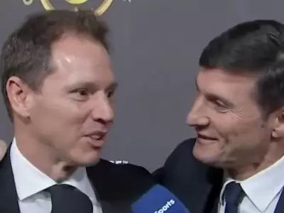 Jorge Brito y Javier Zanetti