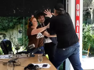 Belliboni y Fijap, del debate a los golpes en el canal de Mar�a Julia Oliv�n