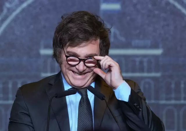 El presidente dio a entender que la recesi�n econ�mica se est� disipando y viene un 2025 promisorio.