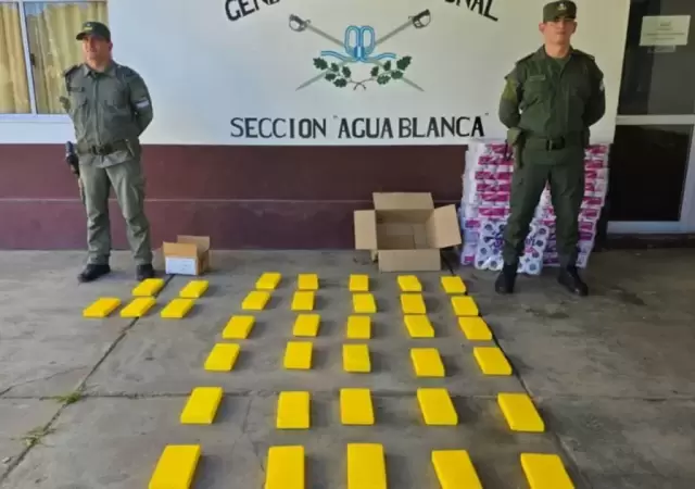 El cargamento recuperado.