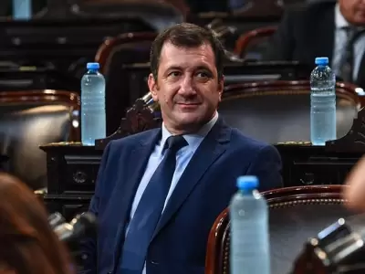El senador Edgardo Kueider.