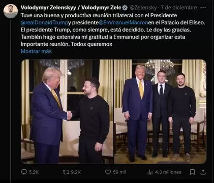 El presidente de ucrania se reuni� con el presidente electo de Estados Unidos, Donald Trump y con su par de Francia, Emmanuel Macron