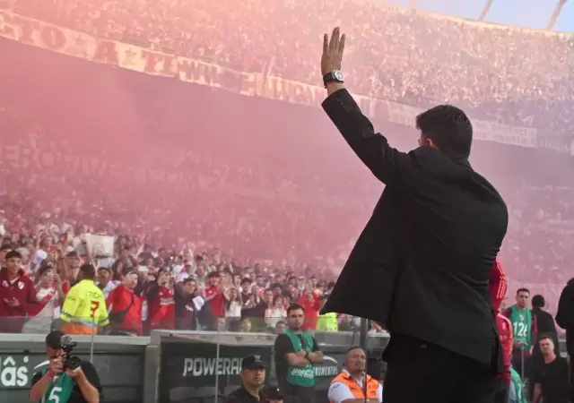 Los hinchas de River ovacionaron a Gallardo