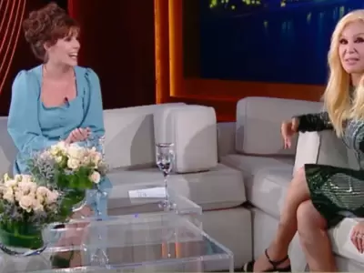 La Mary con Susana Gim�nez.