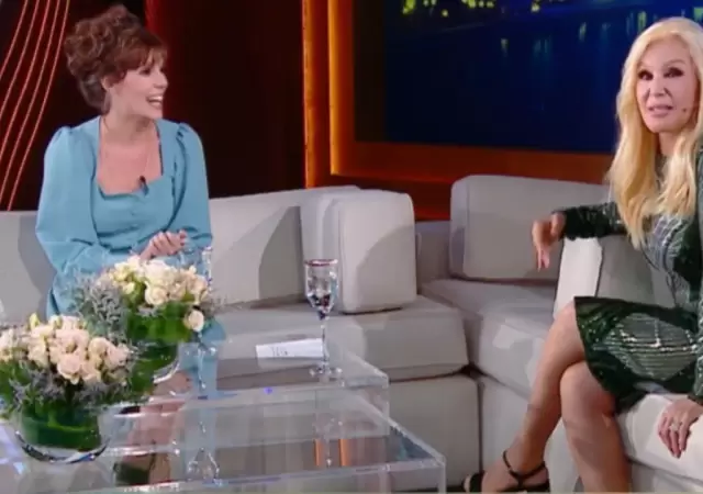 La Mary con Susana Gim�nez.