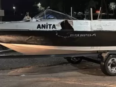 Choque de lanchas en Santa Fe.